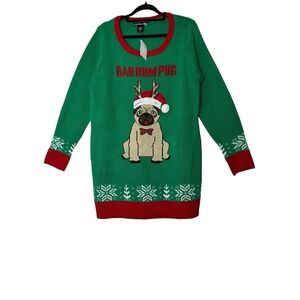 United States‎ Sweaters Christmas Sweatshirt Women's XL Dog Ugly Sweater New